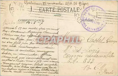 Dijon - O Teatro Municipal — L. V., edição n° 536 — Verso
