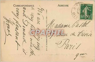Dinard - A Praia e o Cassino, vistos da Malouine — LL — Verso