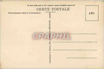 O Salève (Alta Saboia) — Vista da cadeia dos Alpes a partir da Observatórios dos Treze Árvores — editor L. Fauraz — Verso