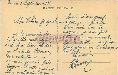 Rouen — Port i most przewoźny — Graphphil — Rewers