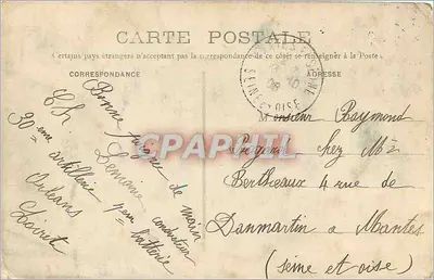 Orléans - Place du Martroi e Rue de la République — editor Th.G., n° 506 — Verso