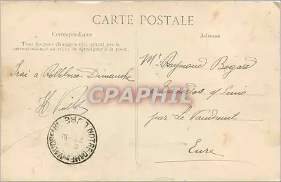 Rouen — panorama i widok rzeki Seiny, z Côte Sainte Catherine — ELD, nr 23 — Rewers