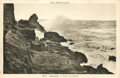 Ponta do Grouin — Cancale — Costa da Esmeralda — editor Laurent-Né Rennes, n° 1237