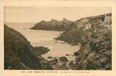 Côte d'Émeraude - St-Lunaire - Les Palalubes - Praia de Longchamp — editor anônimo, n° 1708