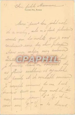 Côte d'Émeraude - St-Lunaire - Les Palalubes - Praia de Longchamp — editor anônimo, n° 1708 — Verso