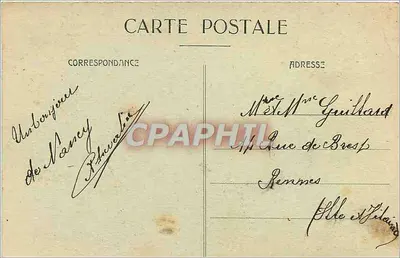 NANCY - Bazylika św. Epwra i Plac Dames — Wydawnictwa Zjednoczone Nancy, nr 134 — Rewers