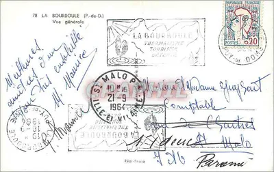 La Bourboule (P.-de-D.) — Widok ogólny — Réal-Photo — Rewers