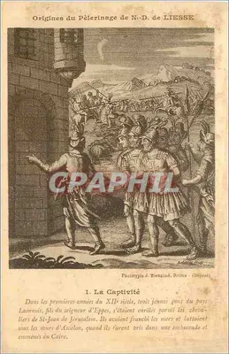 Origens do Pelerinagem de N.-D. de LIESSE — Fototipia J. Blenaim, Reims (Depositado)