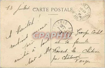 Góry Valserine i most Coupy — Bellegarde — L. Michaux, Wydawnictwo Bellegarde (Zarejestrowane) — Rewers