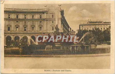 Roma - Fontana dell'Esedra — editor E.G.D.V.