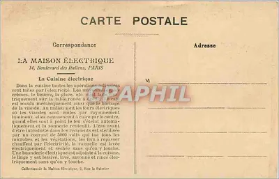 La Cocina Eléctrica — 2, Rue Le Peletier, PARIS — La Maison Électrique — Reverso