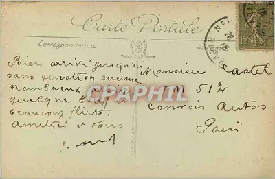 Nevers — Ogólny widok — Książnica Th. Ropiteau — Rewers
