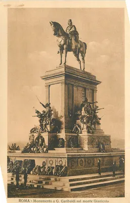 Monument do G. Garibaldiego na górze Gianicolo — Rzym