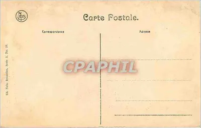 Gand - Praça Santa Pharaide, antigo hospício de São Luís e mercado de peixe — Verso