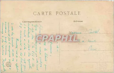 Langres - Blanchefontaine — aleja drzew — Camille Giraux, wydawca — Rewers