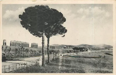 Acquedotto di Claudio sulla via Appia Nuova — Roma — editor desconhecido