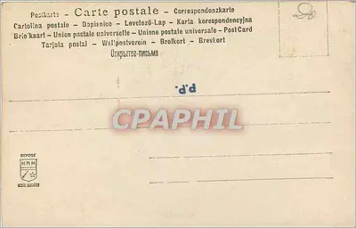 Port w Brest — widok na farbę i statki — NRM n°4718 — Rewers