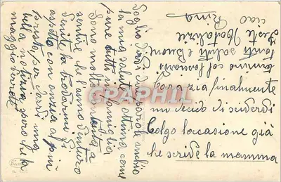 Natal — cena de manjedoura com anjos — editor Bocca n° 1291 — Verso
