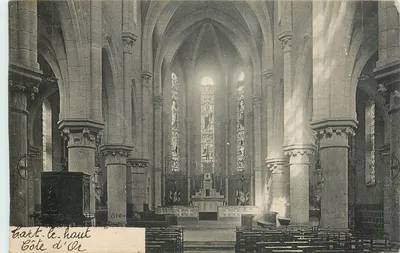 Interior da Igreja de São Pedro de BART-LE-HAUT — Côte-d'Or — editor não identificado