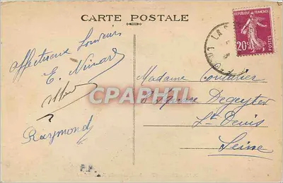O Molino do Pontcharaud — Crozant — M.H.A. — Verso