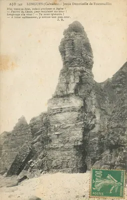 Longues (Calvados) — A Jovem Dama de Fontenailles — A. Dubosq, editor