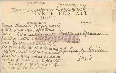 Pau - O Teatro - Praça de Jaude — L'Hirondelle, Paris — Verso