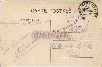 Angoulême — Panorama (Sul-Oeste) — J. S. D. — n° 653 — Verso