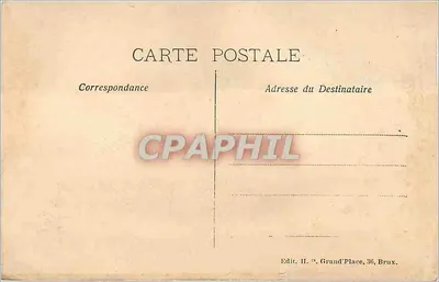 Bruksel — Pomnik Anspach — Wyd. H. P. Grand'Place, 36, Bruks. — Rewers