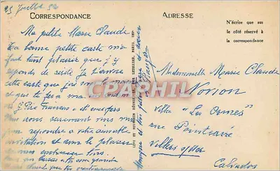 Pont-en-Royans — Les Maisons suspendues — 1 L — Verso