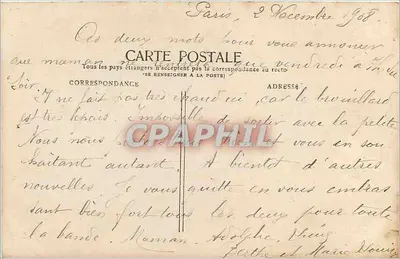 Jovem mulher em vestido branco segurando um buquê — Editora W. L. Paris, n° 279 — Verso