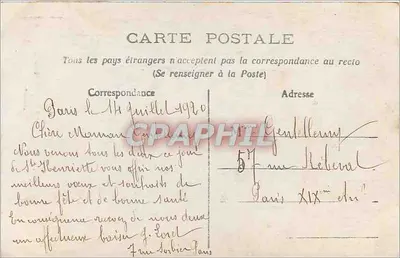 Arranjo de flores — União — editor LUNIO, n° 70 — Verso