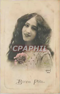 Menina sorridente — Feliz Natal — A.H.R. 295