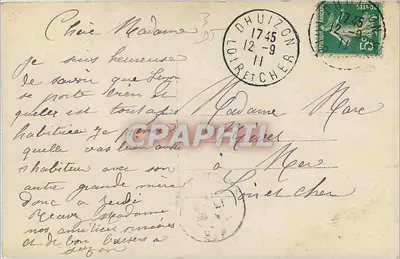 Menina com buquê de flores — Amizades — S.E.B. n°965 — Verso