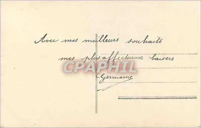 Happy Birthday — landscape with path and flowers — Gloria, n°1175 — Back