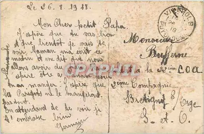 Uśmiechnięta młoda kobieta — wydawca Myosotis, n° 227 — Rewers