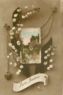Porte-Bonheur — decoração de muguet e de corrente — editor V.164