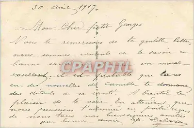Porte-Bonheur — decoração de muguet e de corrente — editor V.164 — Verso