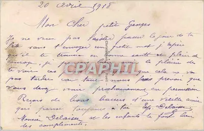 Pensées da França — Pensées da França — G.B. n°261 — Verso