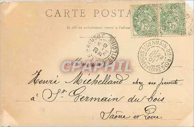 Le Creusot - Estátua erguida em Memória de M. E. Schneider (Obra de Chapu) - G. Paniot, editor Le Creusot, N° 9 — Verso
