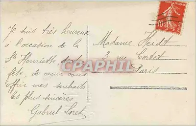 Bukiet mydli — karta życzeń — JK 269 — Rewers