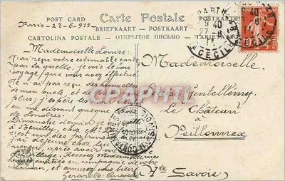 Primeiros passos de uma criança — Salão de 1911 — É. Thiéry — Verso