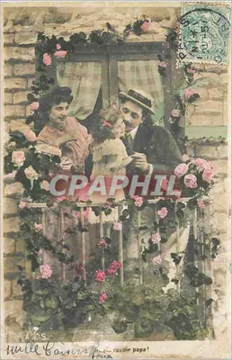 एक परिवार फूलों वाले बैलकन पर — एडिटर A. G. S. — संख्या 265