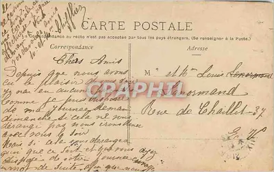Casal jovem abraçado — cena de jardim — editor V. (número de série ilegível) — Verso