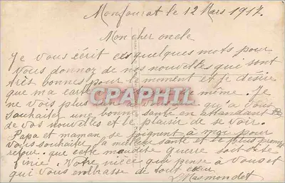 Soldat und Frau — Kriegsszene — anonymer Verlag, Nr. 1130 — Rückseite