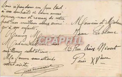 Jovem mulher com coroa de Natal — Boa Ano 1924 — E.R.P. n° 1274 — Verso