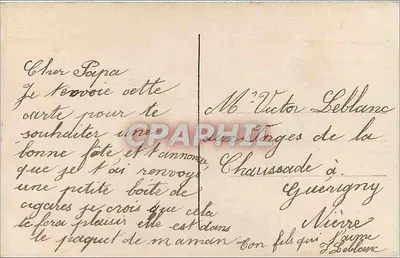 Boa Festa — Mil carinhos e desejos de — DIX 831/4 — Verso