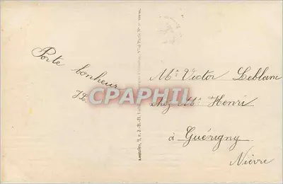Lilak polny — wiersz na tle krajobrazowym — wydawca nieznany, N°167 — Rewers