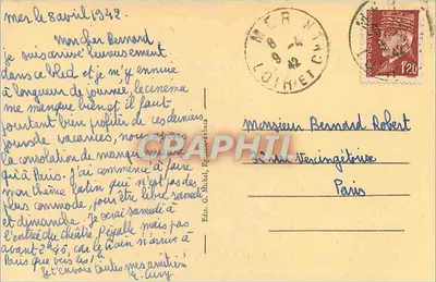 Około Morza - Zamek Chambord — Wydawca G. Michel, Épinay-sur-Orge — Rewers