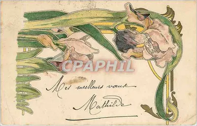 Iris — Carte postale décorative — Editor desconhecido