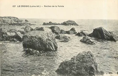 Le Croisic (Loire-Inf.) — Rochas da Ponte — Editor não identificado, n° de série 127